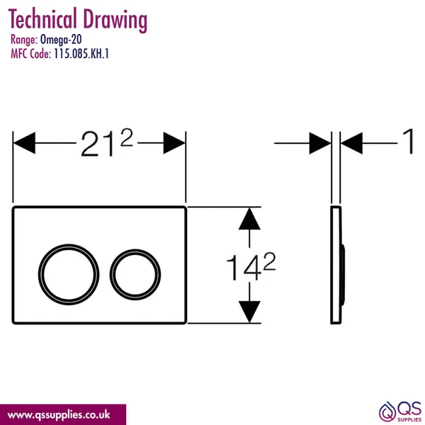 Technical drawing QS-V116791 / 115.085.KH.1