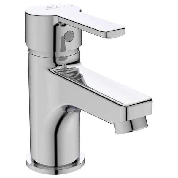Ideal Standard Calista Monobloc Chrome Basin Mixer Tap with Flat Handle - Deck Mounted