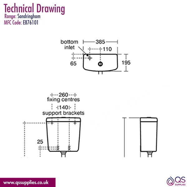 Technical drawing QS-V115838 / E876101