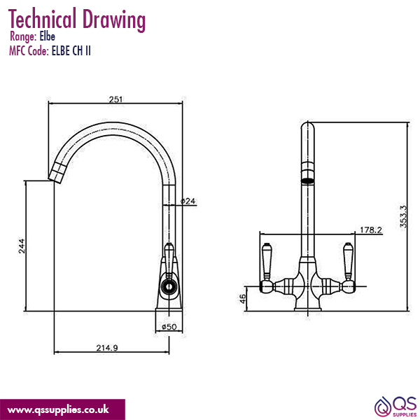 Technical drawing QS-V99121 / ELBE CH II
