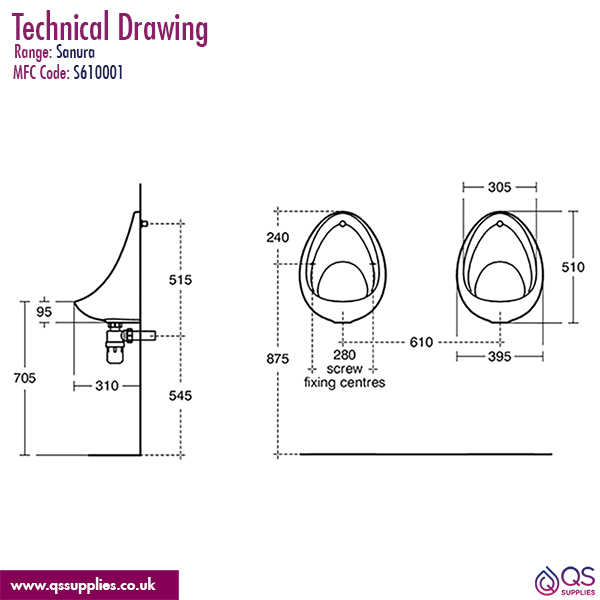 Technical drawing QS-V115845 / S610001