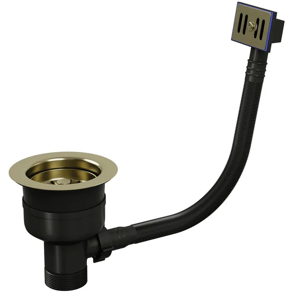 Alternate image of Nuie Top-Fix Round Kitchen Sink Waste with Strainer and Overflow