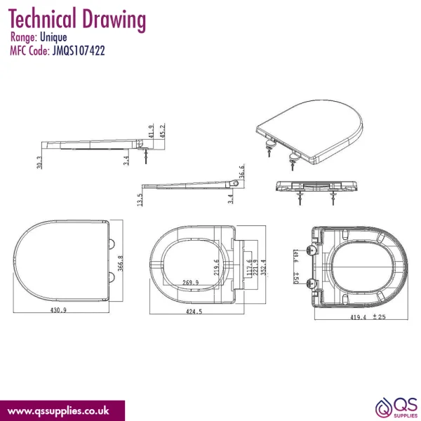 Technical drawing QS-V115497 / JMQS107422