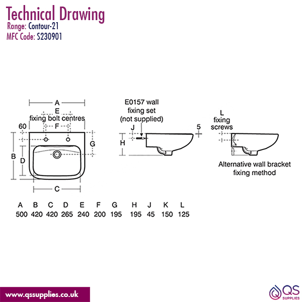 Technical drawing QS-V115829 / S230901