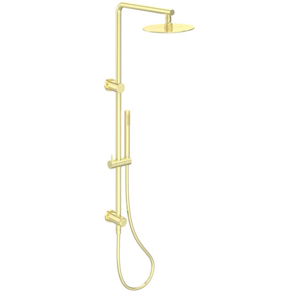 Additional image of Saneux Cos Rigid Riser Kit with 2 Way Diverter Outlet - 1012mm High