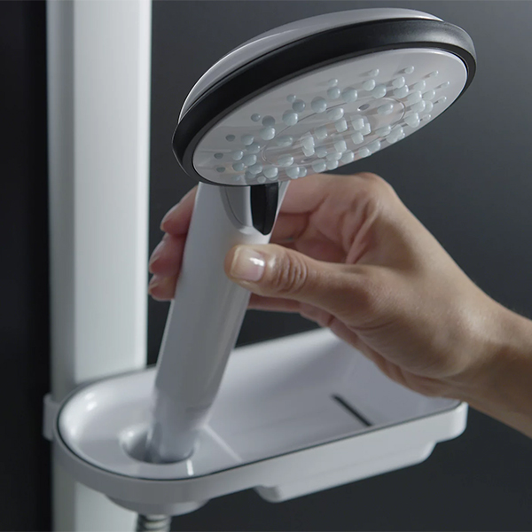 Alternate image of Mira Advance Flex Electric Thermostatic Shower with Kit - White and Chrome