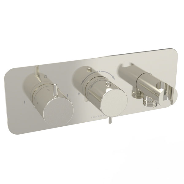 Alternate image of Saneux Eden Concealed 2-Way Thermostatic Shower Valve Kit with Hand Spray - Landscape