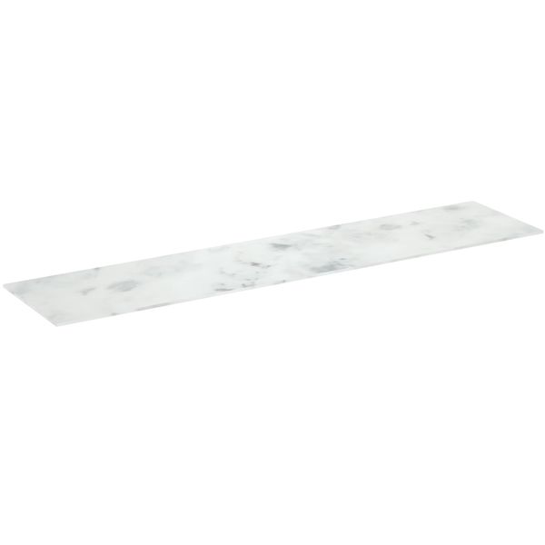 Alternate image of Saneux Uni Matte Carrara White Worktop - 12mm Thickness