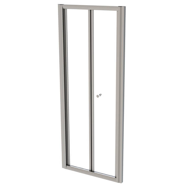 Roman Haven6 Bifold Framed Shower Door - Clear Glass - Reversible