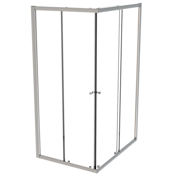 Roman Haven6 Sliding Corner Entry Shower Enclosure - 2 Door - 1900mm High