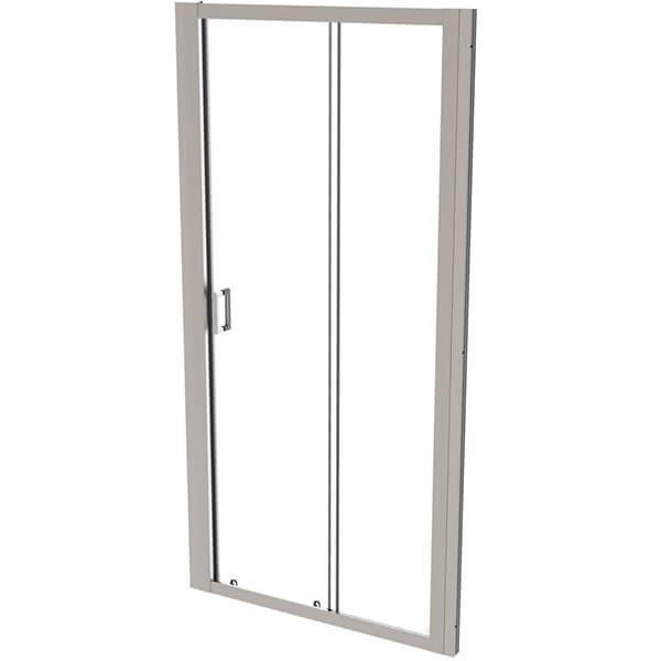Roman Haven8 Framed Sliding Shower Door - Clear Glass - Reversible