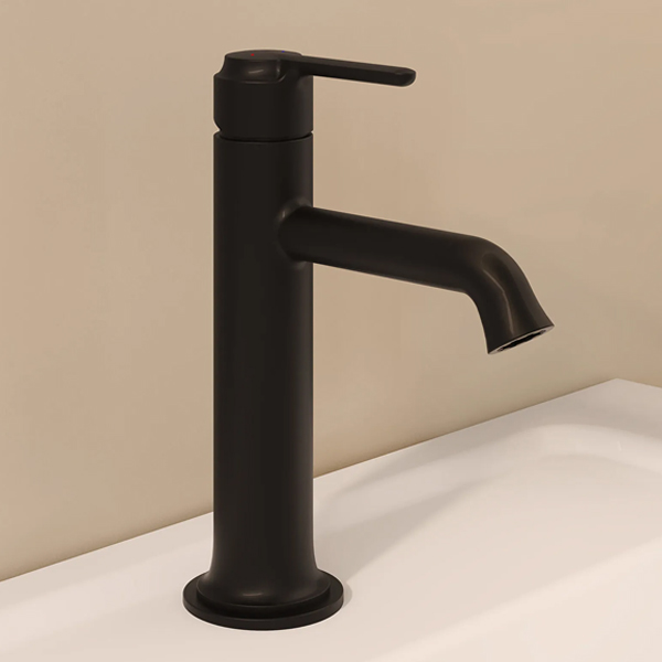 Alternate image of VitrA Origin Classic Basin Mixer Tap with Curved Spout - Stick Handle