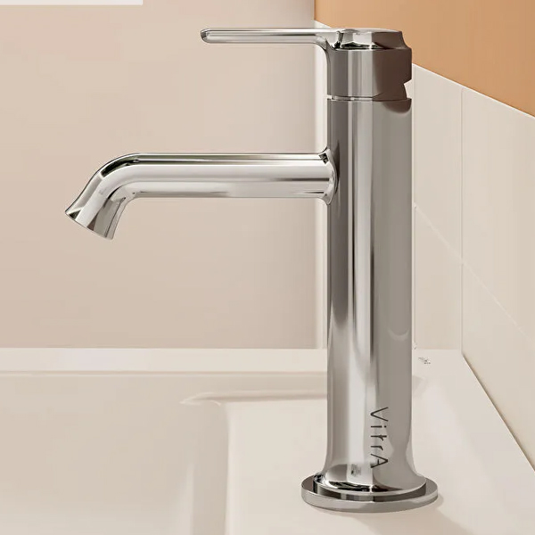 Alternate image of VitrA Origin Classic Basin Mixer Tap with Curved Spout - Stick Handle