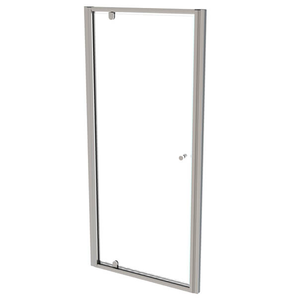 Roman Haven6 Pivot Shower Door with Magnetic Seals - Reversible - Clear Glass