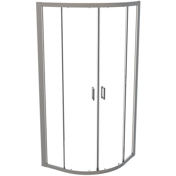 Additional image of Roman Haven8 Sliding Quadrant Shower Enclosure - 2 Door - Clear Glass