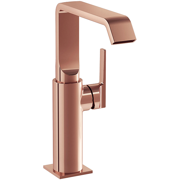 Additional image of VitrA Suit Contemporary Basin Mixer Tap - Side Action Stick Handle