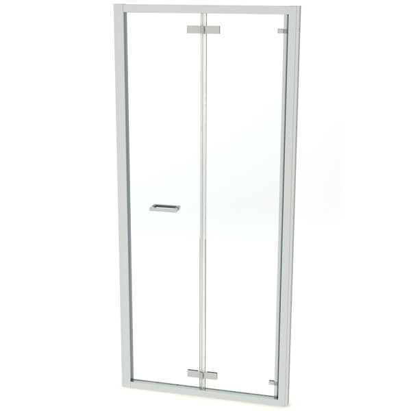 Roman Innov8 Clear Glass Folding Shower Door - Reversible