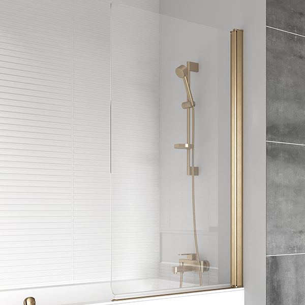 Alternate image of Roman Haven-6 Frameless Pivot Bath Screen - 815 x 1500mm