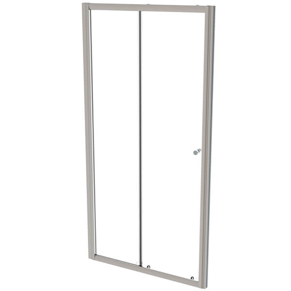 Roman Haven6 Framed Sliding Shower Door - Reversible - Clear Glass