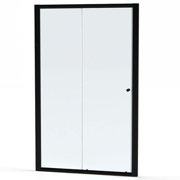 Additional image of Roman Haven6 Framed Sliding Shower Door - Reversible - Clear Glass