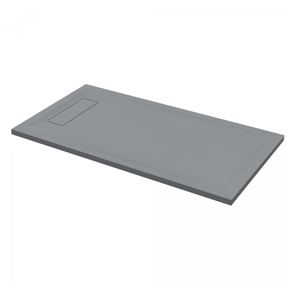 Alternate image of Roman Infinity Slate Low Profile Anti-Slip Shower Tray with Waste - 35mm High