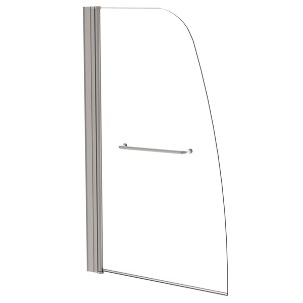 Roman Haven-6 Sail Pivot Bath Screen with Towel Handle - 850 x 1500mm