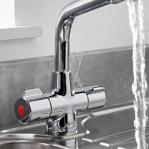Alternate image of Bristan Manhattan Ergonomic Kitchen Sink Mixer Tap - Easyfit - Lever Handles