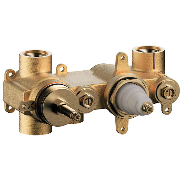 Alternate image of Crosswater MPRO Concealed Thermostatic Valve and Handset with 3-In-1 Bath Filler