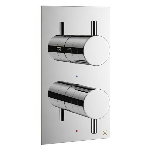 Alternate image of Crosswater MPRO Concealed Thermostatic Valve and Slide Rail Kit and Bath Filler - 1 Outlet