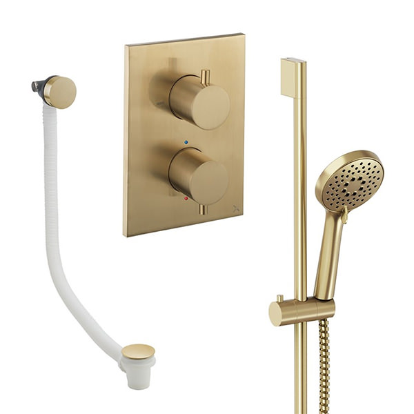 Additional image of Crosswater MPRO Crossbox Concealed Thermostatic Shower Set-6