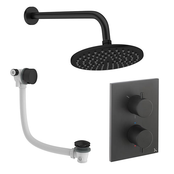 Alternate image of Crosswater MPRO Crossbox Concealed Thermostatic Shower Set-7