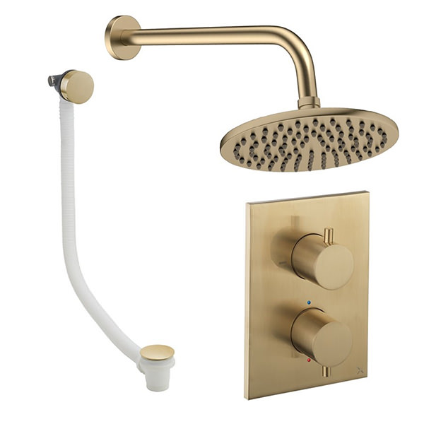 Additional image of Crosswater MPRO Crossbox Concealed Thermostatic Shower Set-7