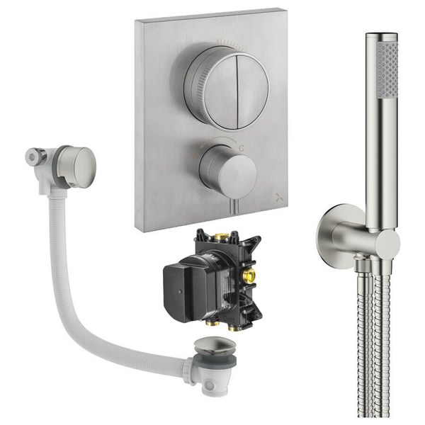 Alternate image of Crosswater MPRO CrossBox Concealed Thermostatic Shower Set 3 - 2 Outlets