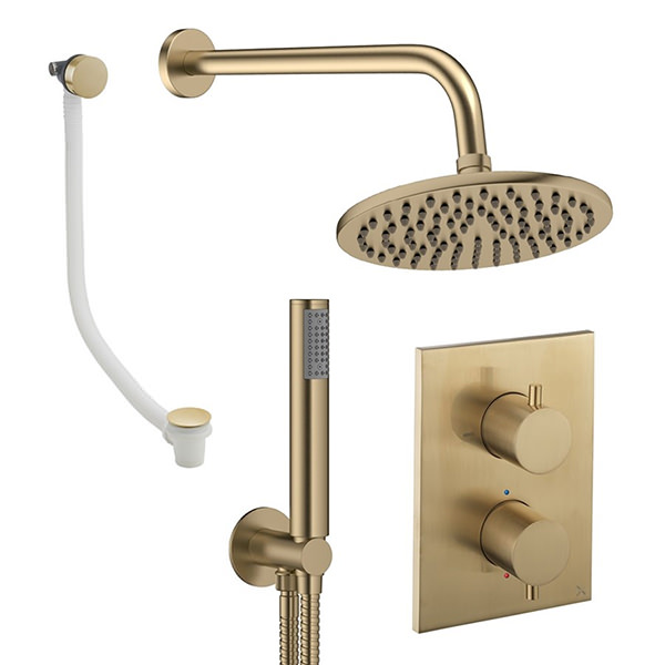 Additional image of Crosswater MPRO Crossbox Concealed Thermostatic Shower Set-9