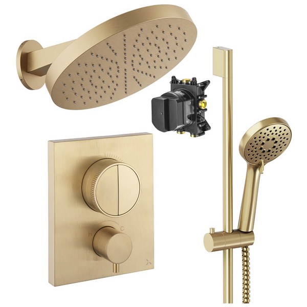 Alternate image of Crosswater MPRO CrossBox Concealed Thermostatic Shower Set 5 - 2 Outlets