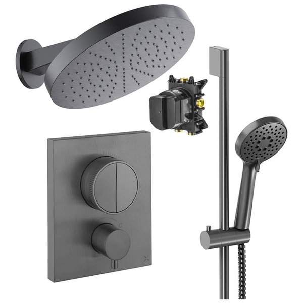 Alternate image of Crosswater MPRO CrossBox Concealed Thermostatic Shower Set 5 - 2 Outlets