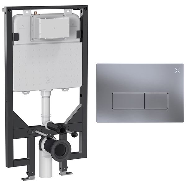 Alternate image of Crosswater MPRO WC Support Frame with Cistern and Flush Plate - 510 x 1120mm