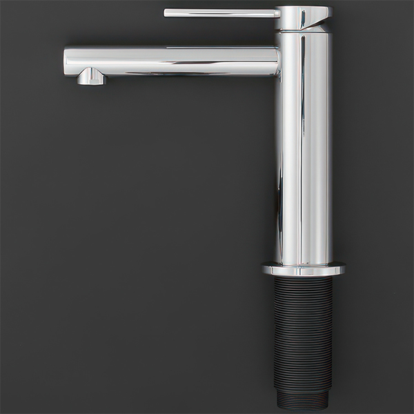 Miller Contemporary Basin Mixer Tap with Click-Clack Waste - Stick Handle