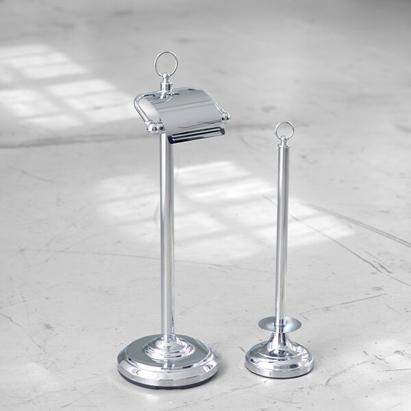 Additional image of Miller Classic Free Standing Paper Roll Holder with Lid