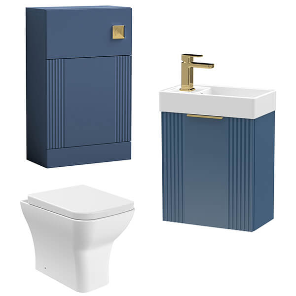 Alternate image of Nuie Deco Contemporary Furniture Pack with Basin and Toilet