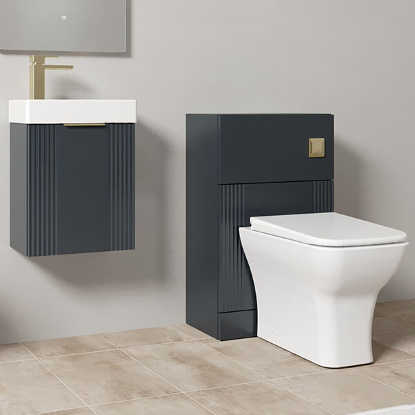 Alternate image of Nuie Deco Contemporary Furniture Pack with Basin and Toilet