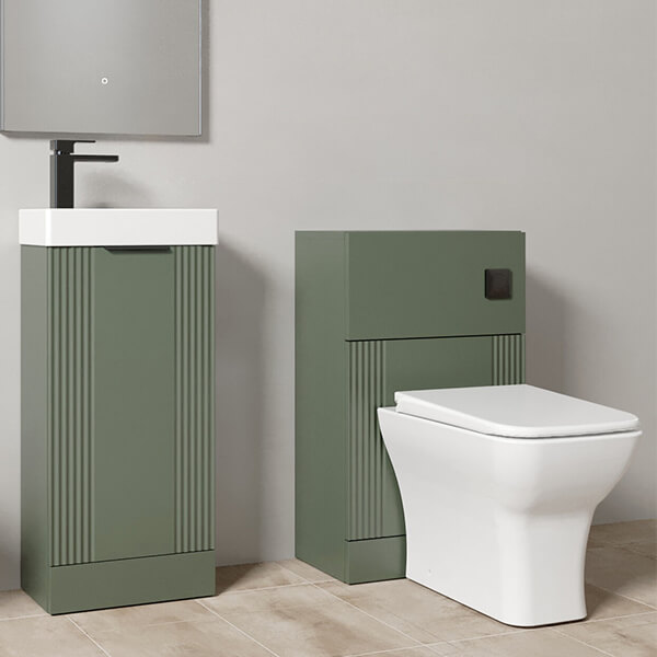 Alternate image of Nuie Deco Contemporary Floorstanding Cloakroom Suite