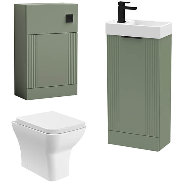 Alternate image of Nuie Deco Contemporary Floorstanding Cloakroom Suite