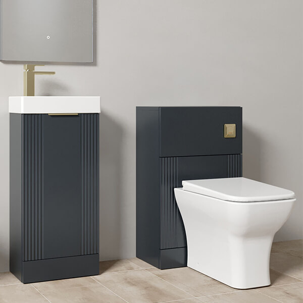 Alternate image of Nuie Deco Contemporary Floorstanding Cloakroom Suite