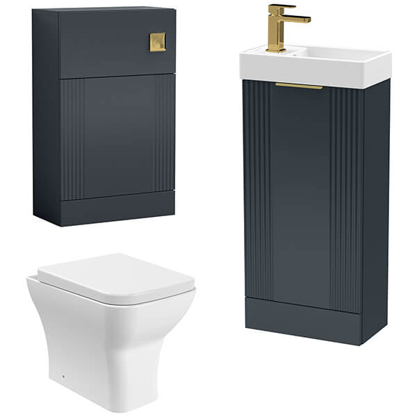 Alternate image of Nuie Deco Contemporary Floorstanding Cloakroom Suite