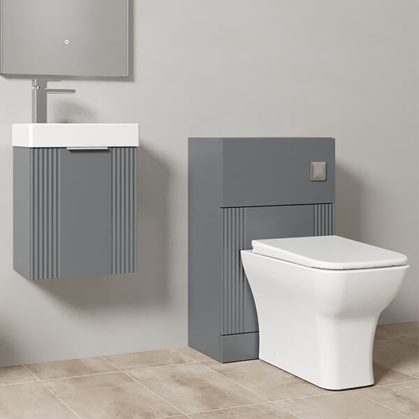 Alternate image of Nuie Deco Contemporary Furniture Pack with Basin and Toilet