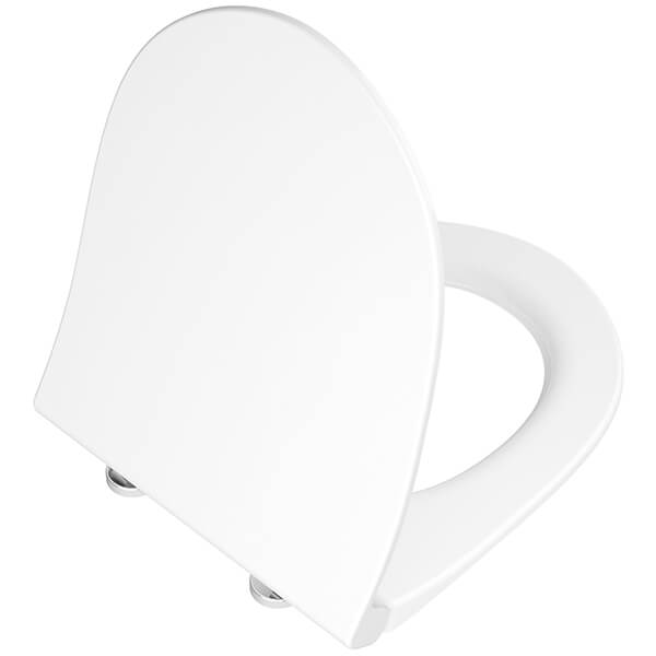 VitrA Nest White Round Toilet Seat - Soft Close - 452mm Depth