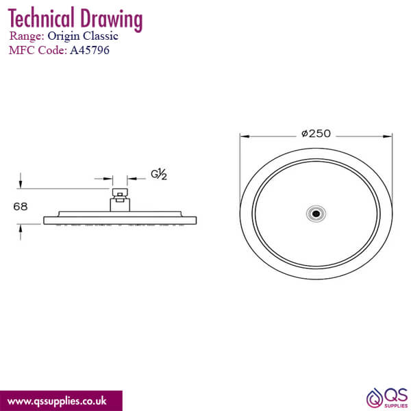 Technical drawing QS-V115660 / A45794