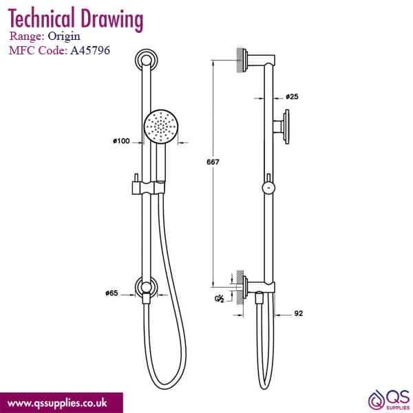 Technical drawing QS-V115659 / A45796