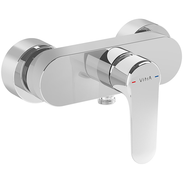 VitrA Root Contemporary Exposed Round Manual Shower Valve - 1 Control
